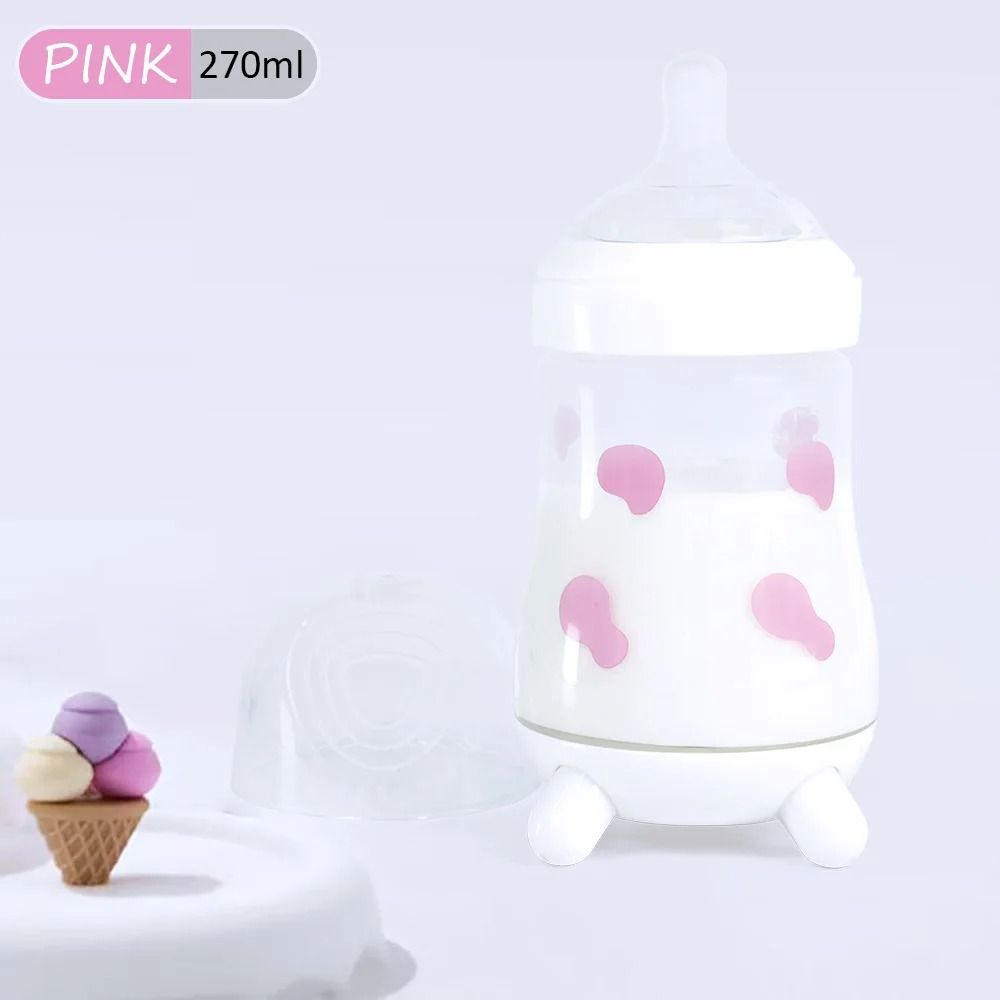 Cow-Charming Anti-Colic Baby Feeding Bottle