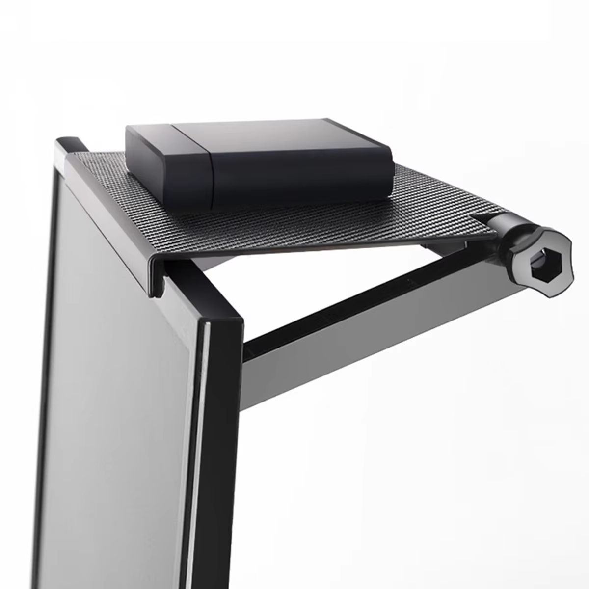 Punch-Free Router Storage Rack Set-Top Box & Monitor Organizer