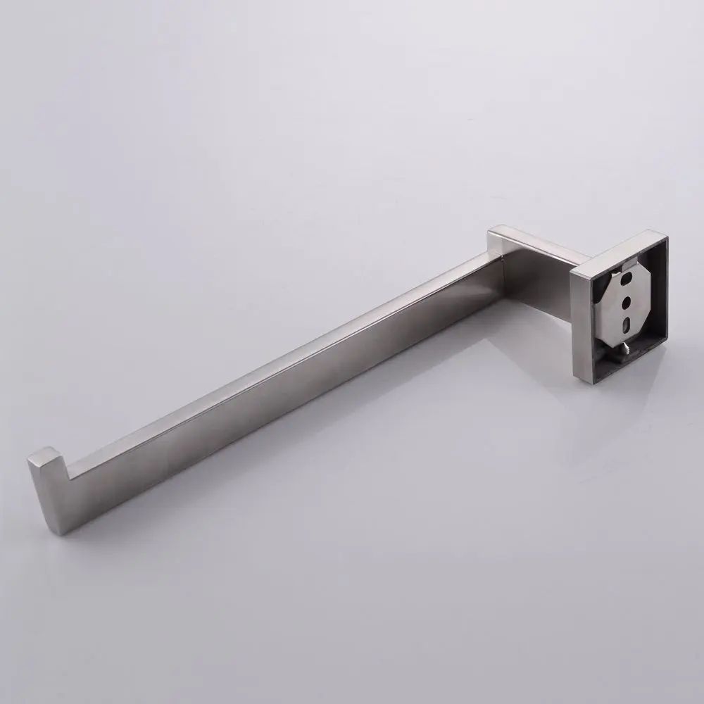 Brushed Steel Bathroom Hardware Set