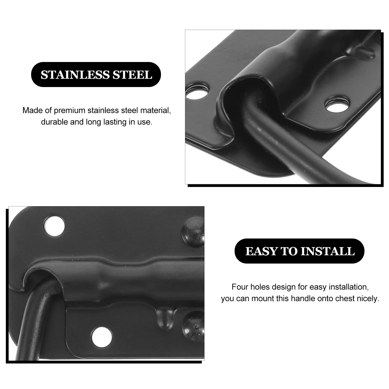 Spring Loaded Folding Cabinet Handles