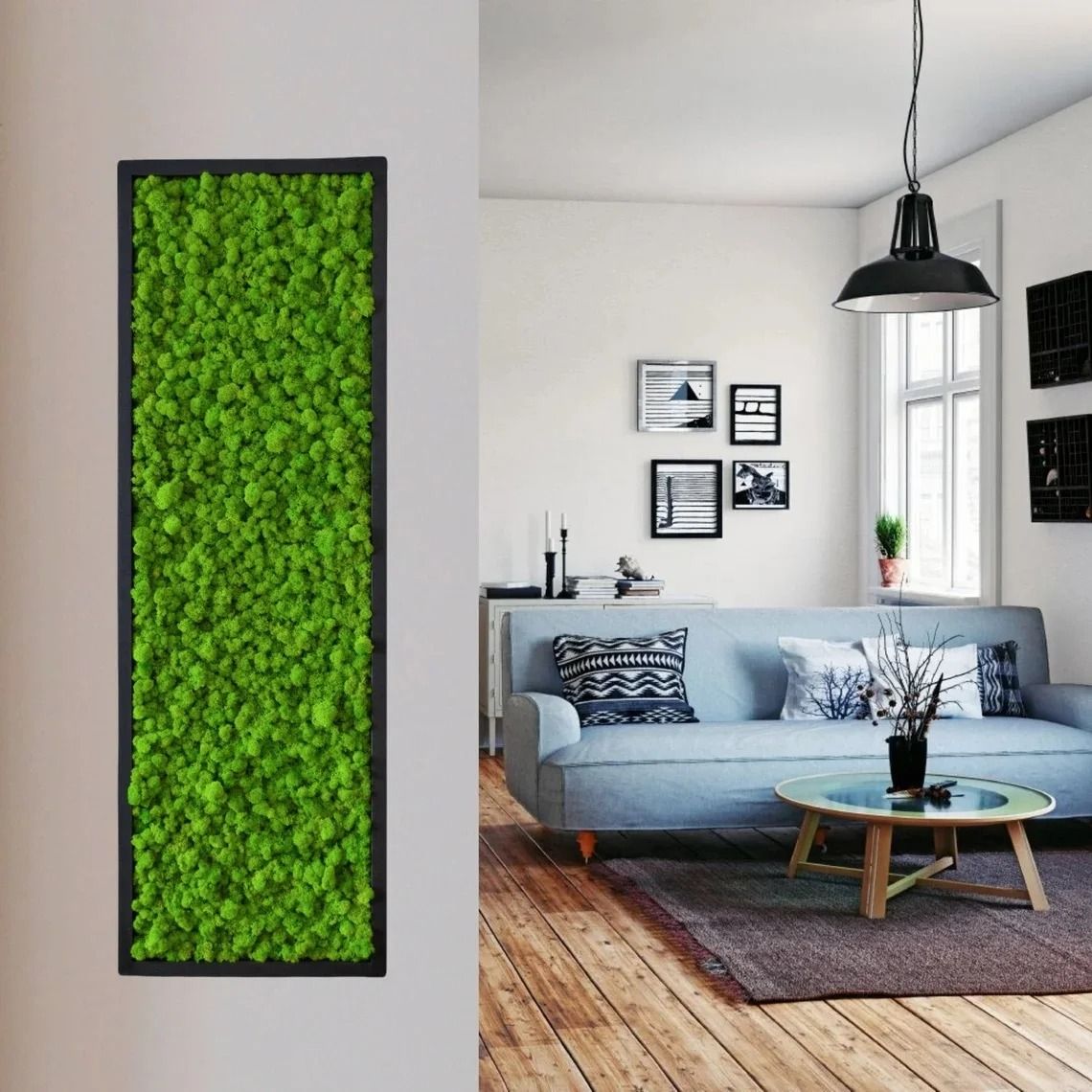 Premium Eternal Life Preserved Artificial Moss Grass