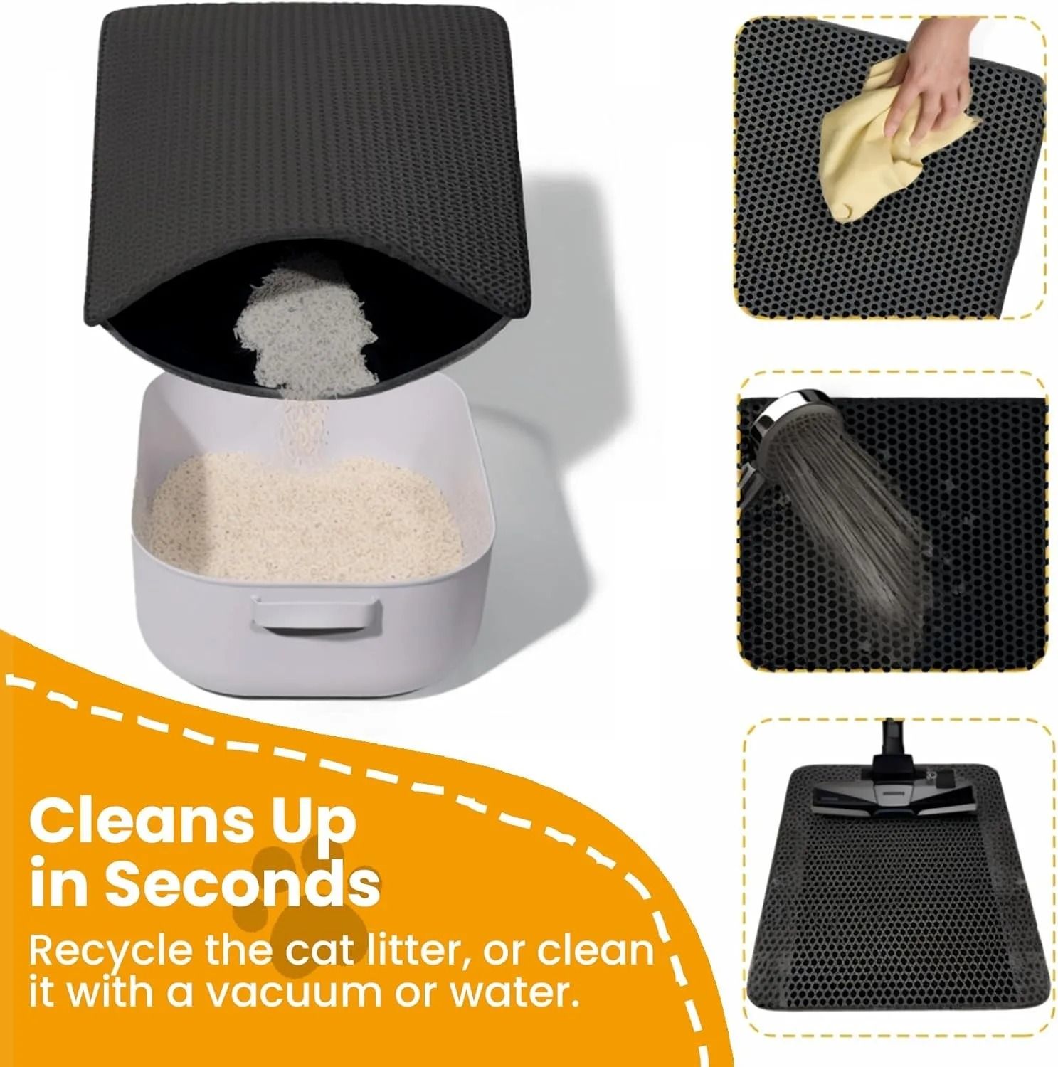 Waterproof Non Slip Cat Litter Mat