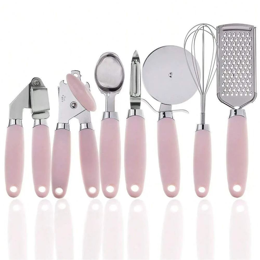 7PC Silicone-Grip Stainless Utensil Set