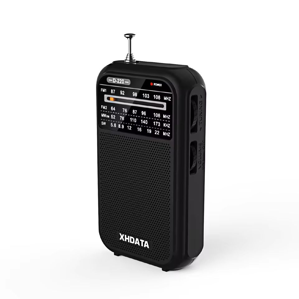 Retro Pocket Radio with FM MW SW Bands and DSP Tuning