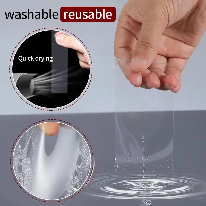 Reusable Nano Adhesive Double-Sided Tape
