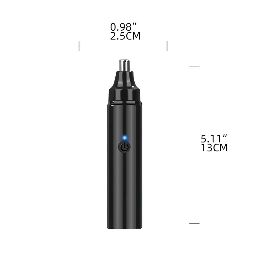 Rechargeable Ear and Nose Hair Trimmer USB Electric Grooming Tool