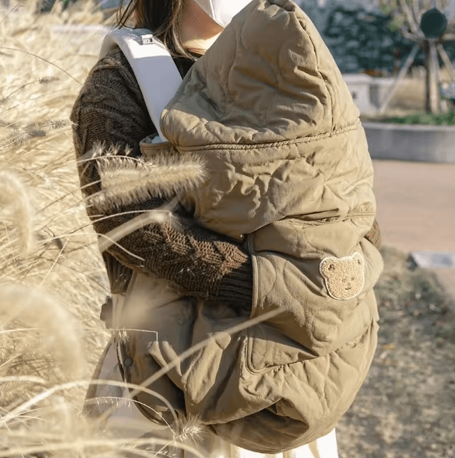 CozyNest Hooded Baby Stroller Blanket Swaddle Wrap