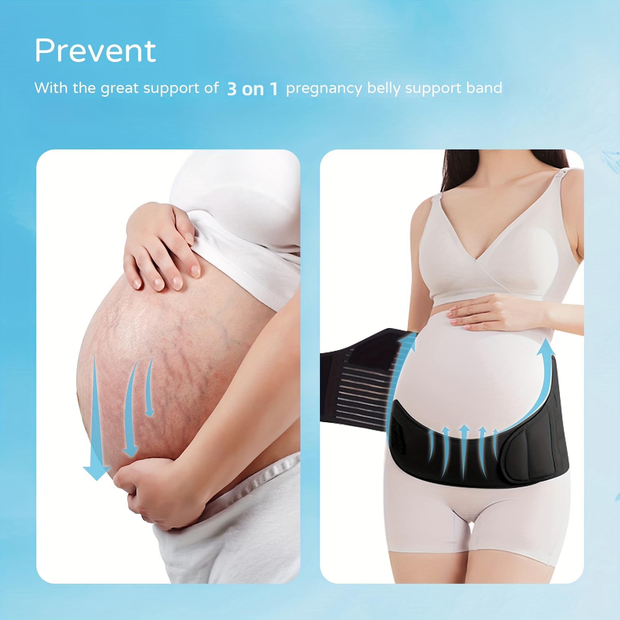 Pregnancy Support Belly Band for Back & Abdomen Comfort