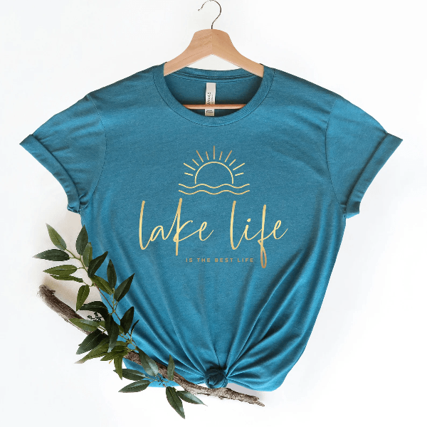 Lake Life Shirt Vacation Camping Tee Lake Vibes Travel Shirt