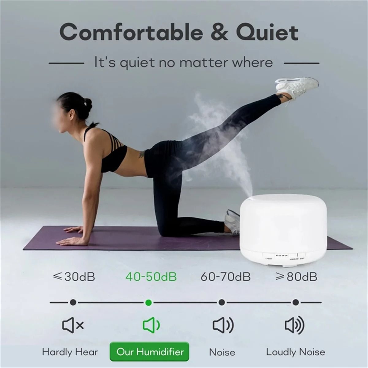 500 ml USB Air Humidifier and Essential Oil Diffuser