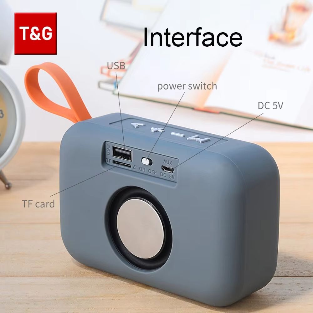 TG506 Portable Wireless Bluetooth Soundbar – Mini HIFI Speaker with Waterproof Design, FM Radio & TF Card Support