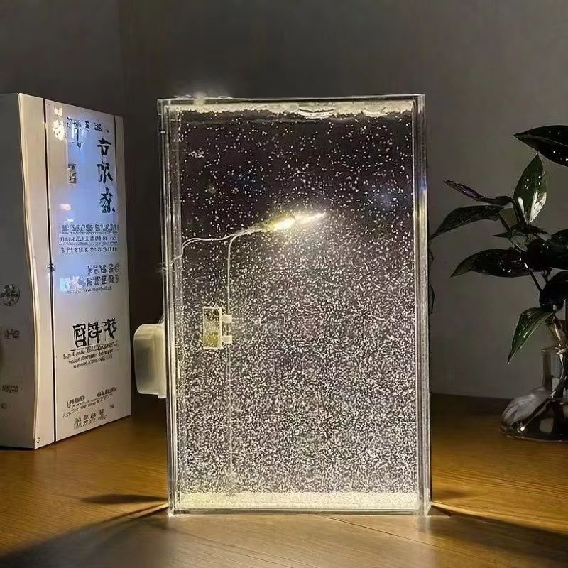 DIY Snow Scene Street Lamp Flowing Night Light Kit