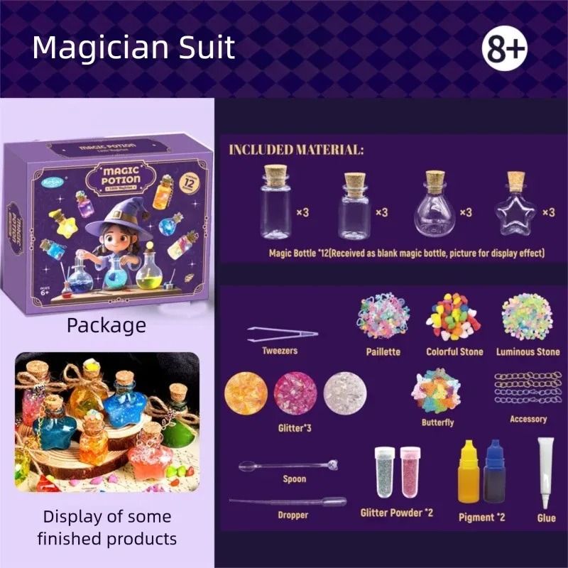 Little Magician Potion Kit DIY Wizard Experiment Toy for Kids