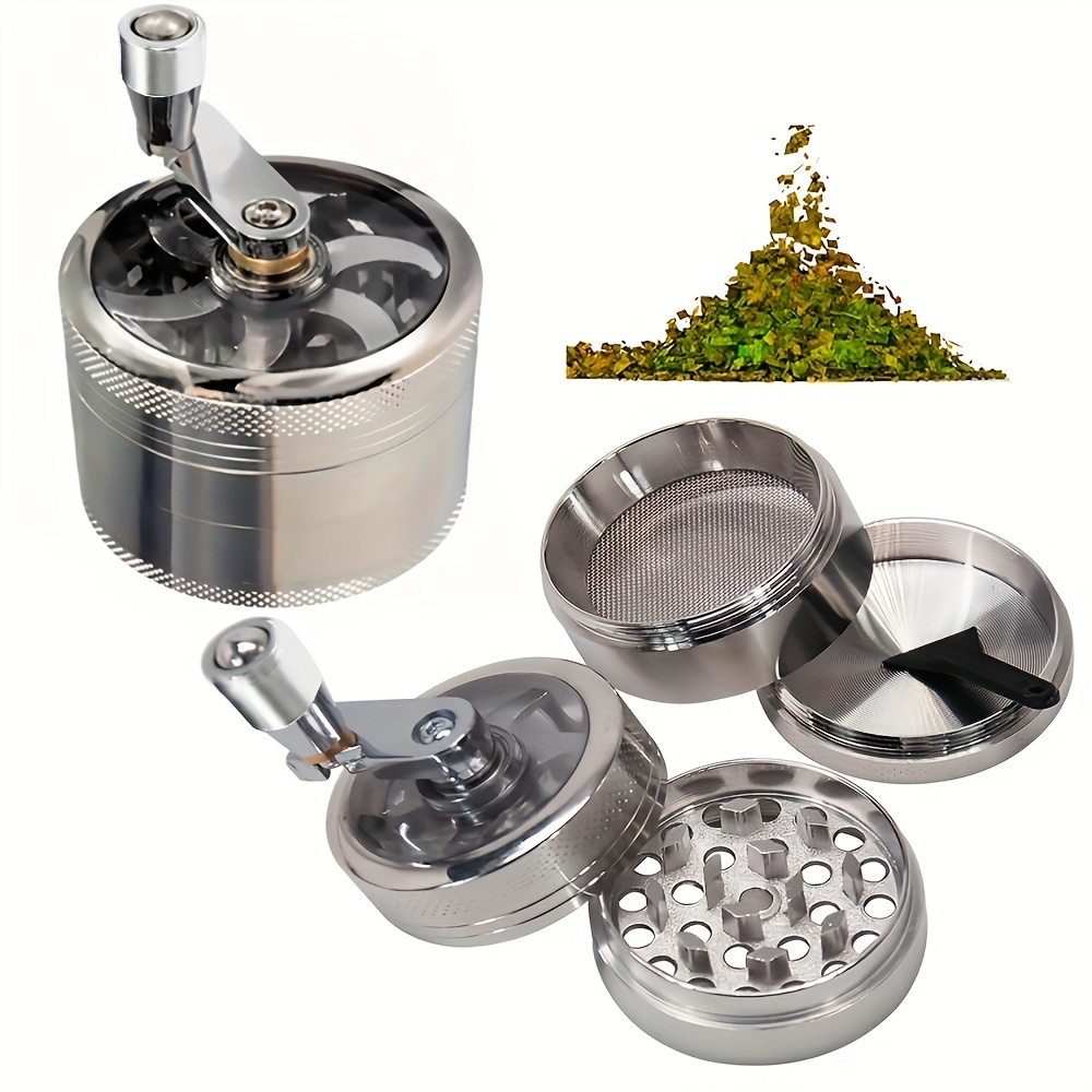 Nutmeg Spice Grinder Handheld Tool for Nutmeg, Ginger, Salt, and Peppercorns Heavy Duty Crusher