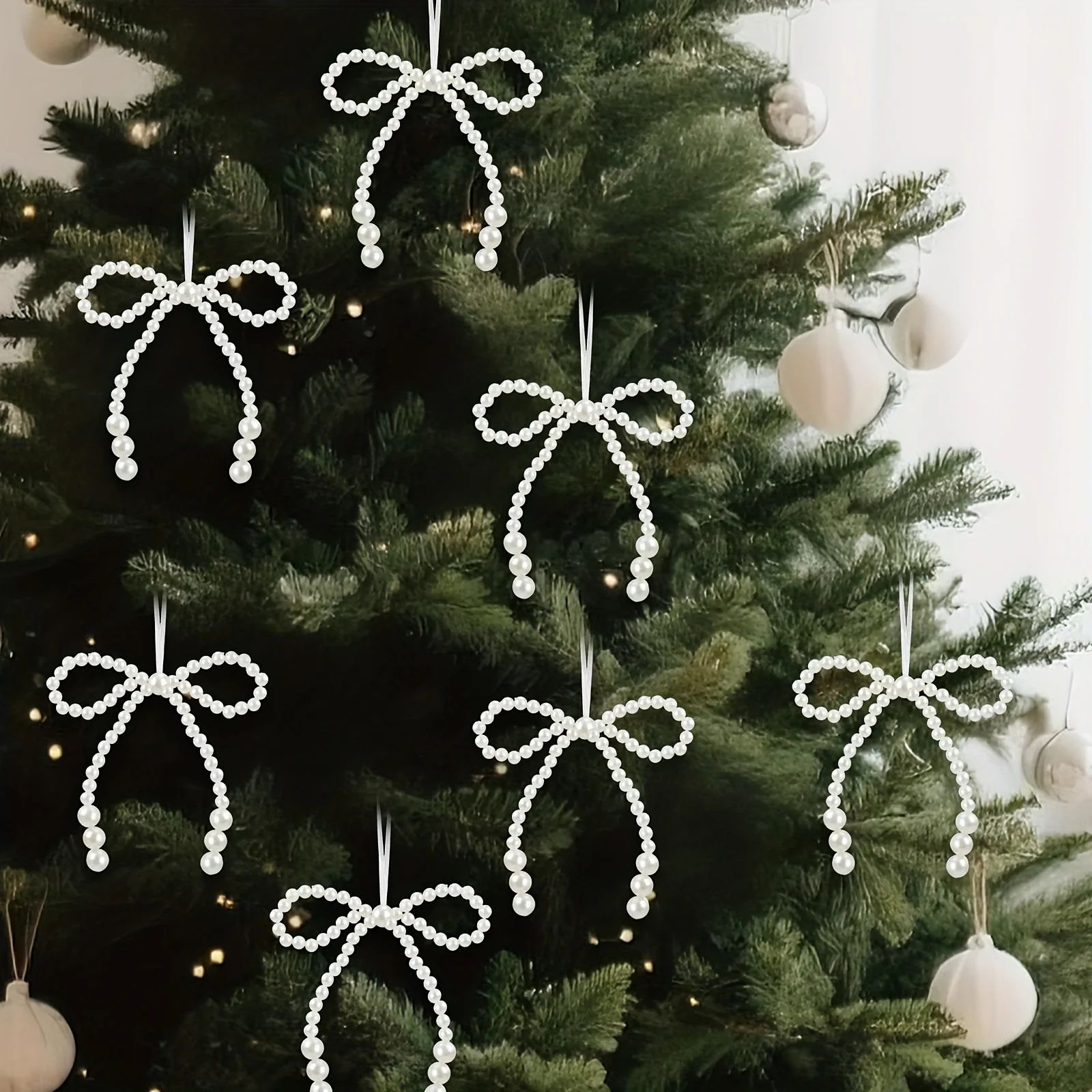 12-Piece Elegant Christmas Tree Bow Set – Twist Tie Bows for Wreaths, Gift Wrapping & Holiday Decorations