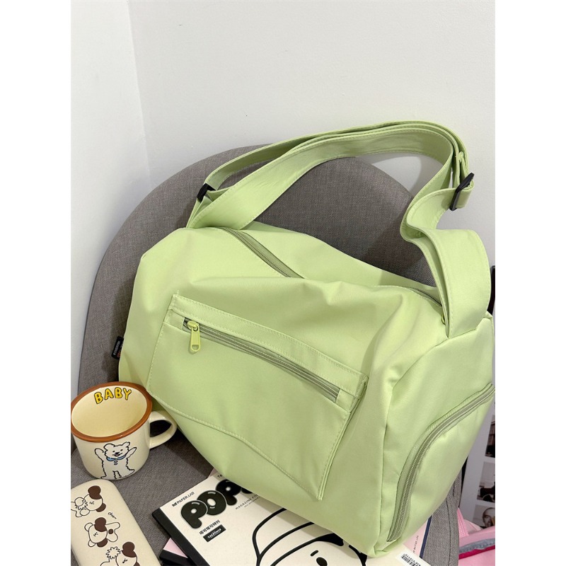 Large Crossbody Canvas Tote Bag for Women, Stylish Shoulder Messenger Bag for Sports, Yoga, and Travel
