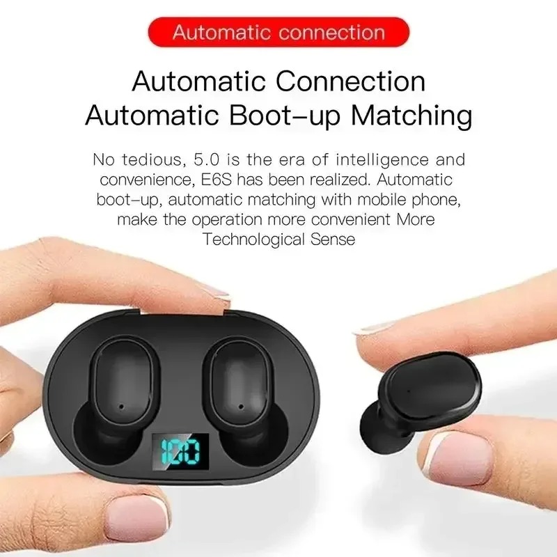 Wireless Earbuds with LED Display Charging Case