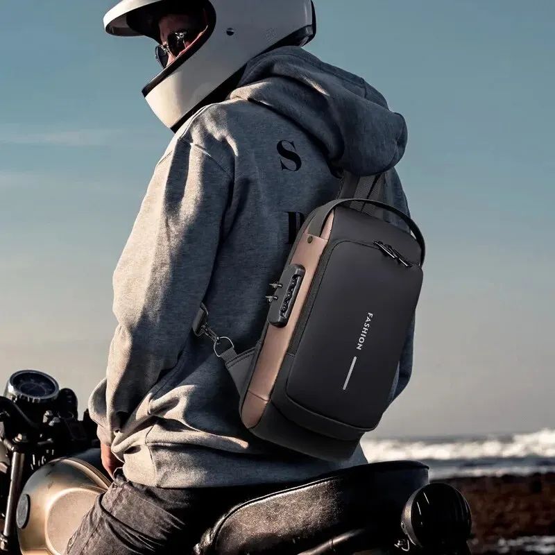 Men Anti Theft Crossbody Chest Bag