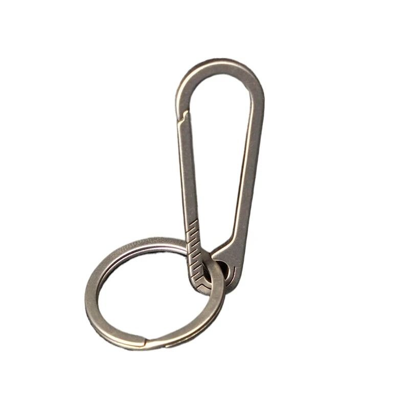 Multifunctional Titanium Alloy Quick Release Keychain – Ultra-Light Carabiner Car Keyring