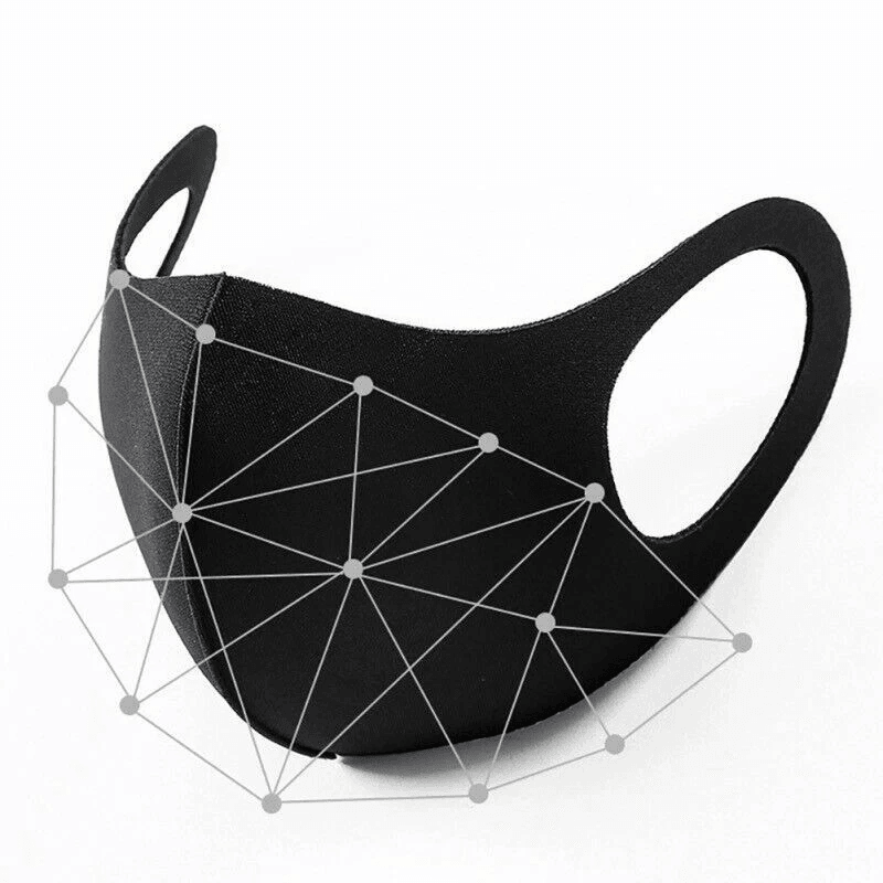 Face Mask Washable, Lightweight & Breathable