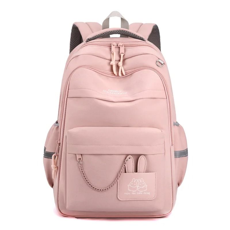 Girls Large Capacity Purple School Backpack for Primary Students