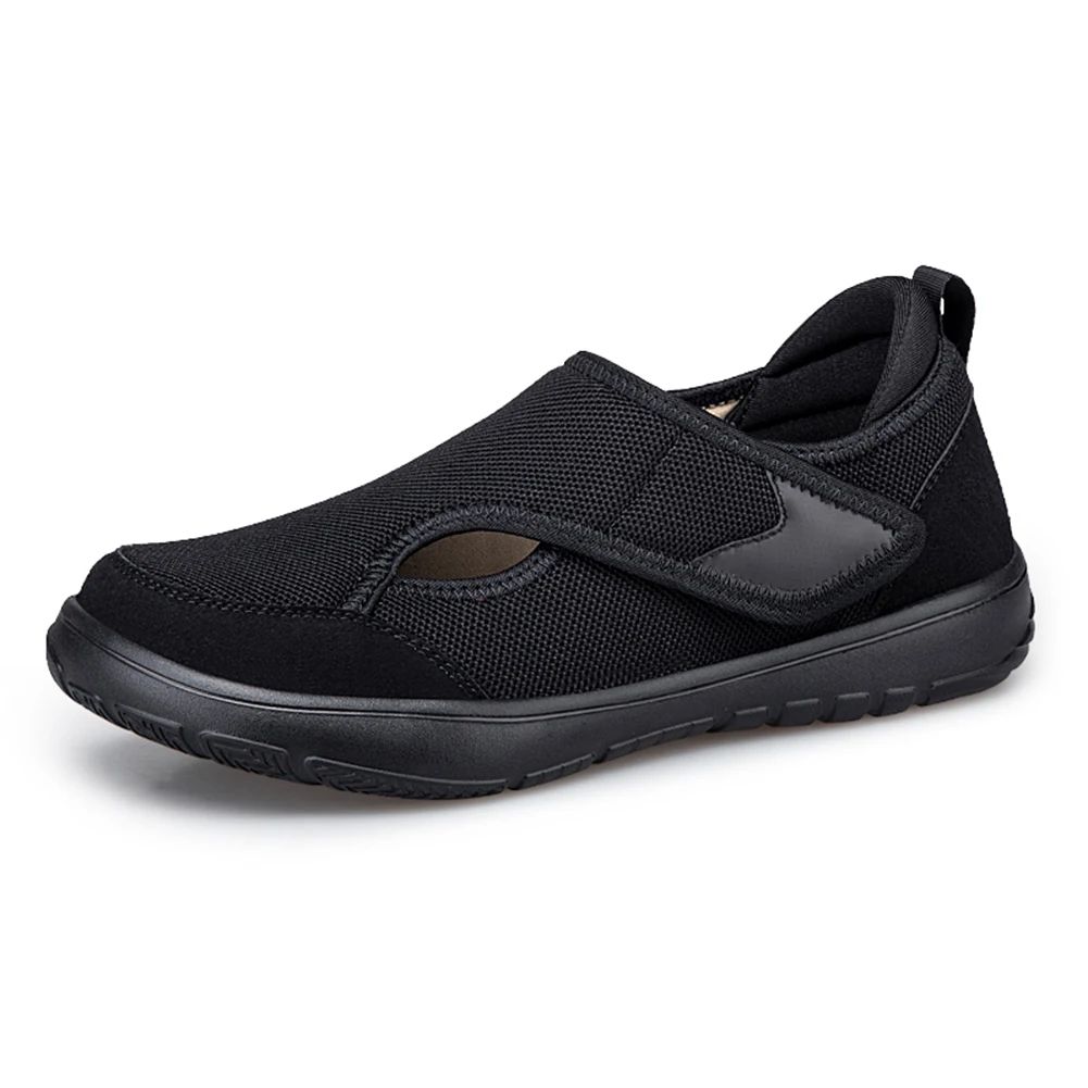 ComfortEase Diabetic Wide Walking Shoes with Adjustable Closure for Swollen Feet
