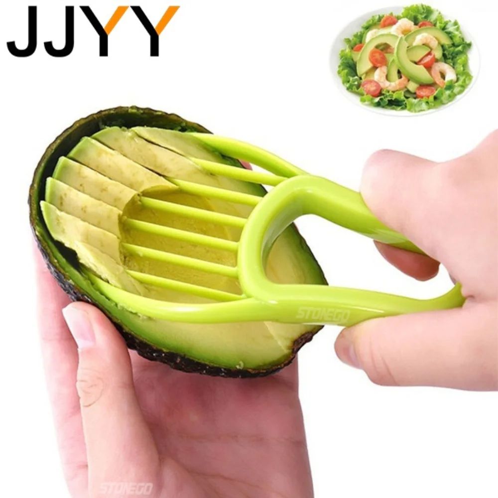 3-in-1 Avocado Slicer Tool – Pit Remover, Pulp Separator & Fruit Cutter