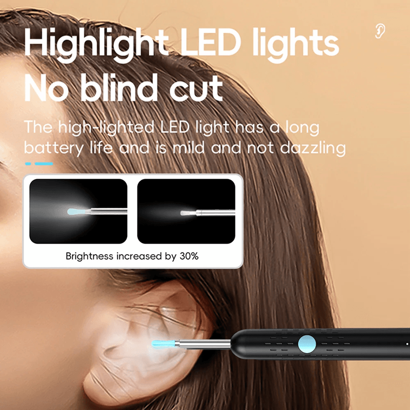 Smart Visual Ear Cleaner with 1080P Camera and LED Lights