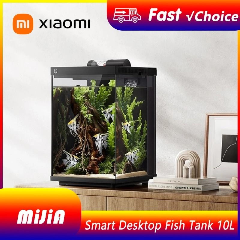 Xiaomi Mijia Smart Desktop Fish Tank 10L with App Control and Professional Filtration System