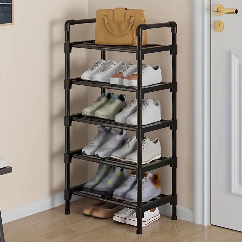 Multi-Tier Metal Shoe Rack Organizer – Stackable Space-Saving Storage for Closet, Bedroom, and Entryway