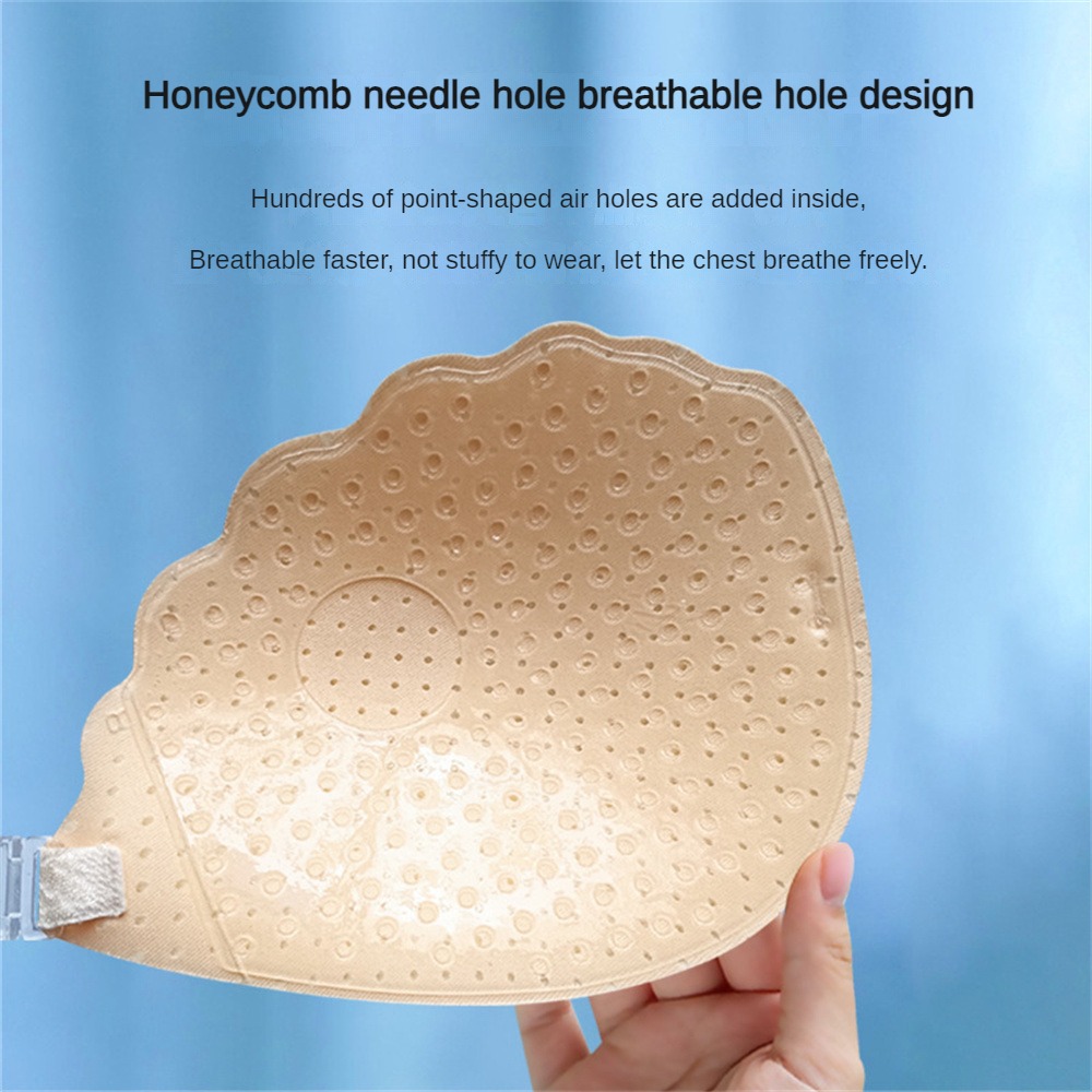 Womens Bra Invisible Push Up Bra, Reusable Silicone Backless Strapless Bra, Seamless Front Closure, Sticky Self-Adhesive