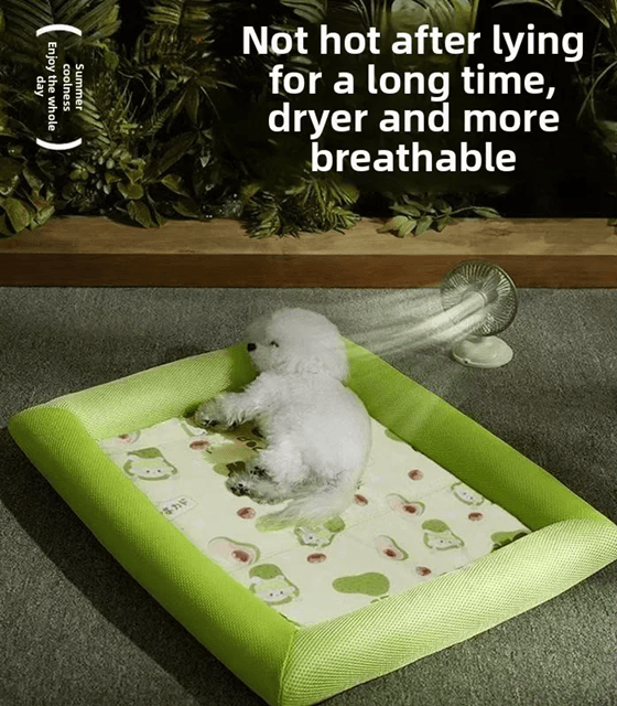 Cooling Dog Bed Mat for Summer Pet Comfort