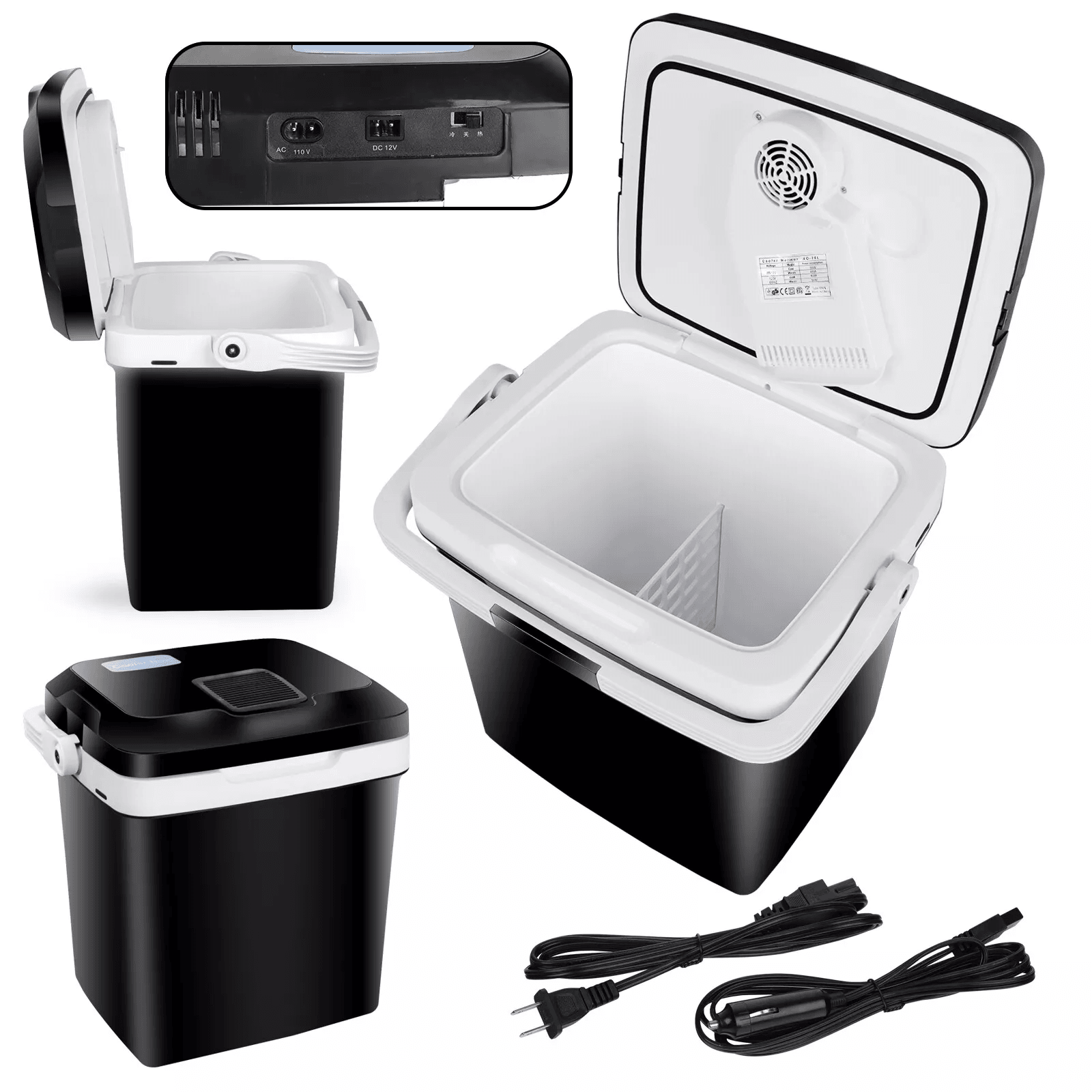 Low Noise Car Iceless Thermoelectric Cooler Electric Mini Fridge Portable Vehicle Refrigerator