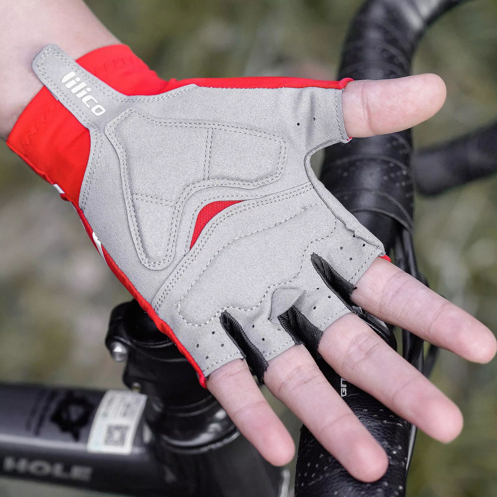 Breaking Wind Half Finger Cycling Gloves Anti-slip Road Bike and MTB Mittens