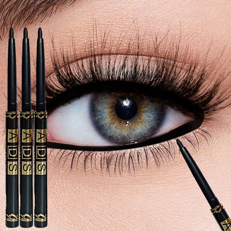 Smudge-Proof Long-Lasting Waterproof Black Eyeliner Pencil Sweat-Resistant for Bold Eye Makeup Ideal Gift