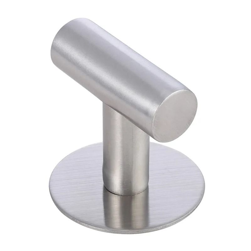 Aluminum Alloy Robe Hook Self Adhesive Rustproof Wall Coat Rack