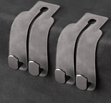 Soft Leather Car Seat Headrest Hook