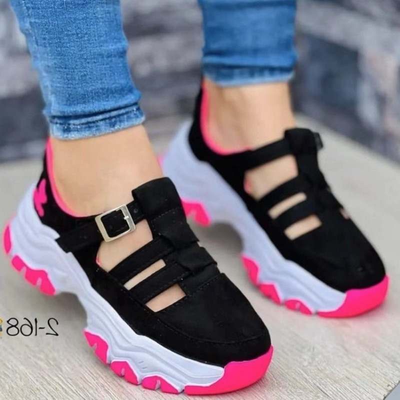 Breathable Open Toed Women's Sandals, Fashion Sandals for Women, Popular Buckle Thick Bottom Design