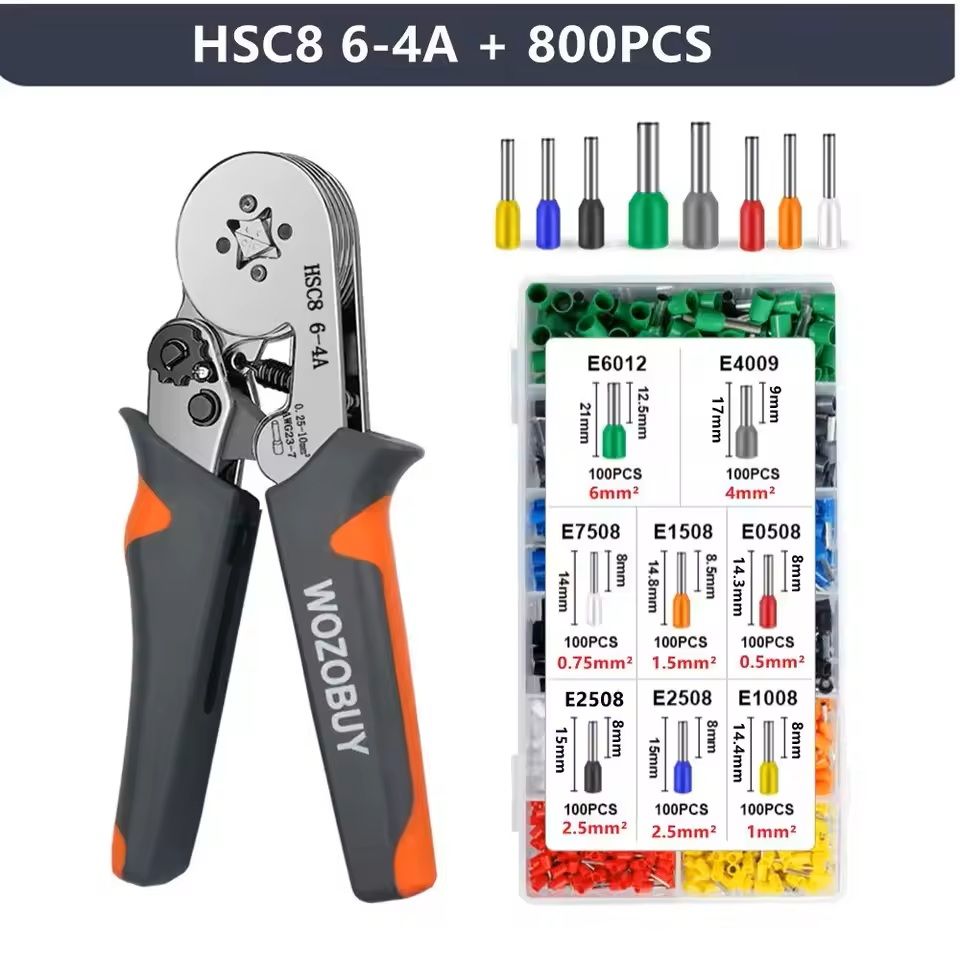 Mini Electrical Wire Crimping Tool with Ferrule Sleeves
