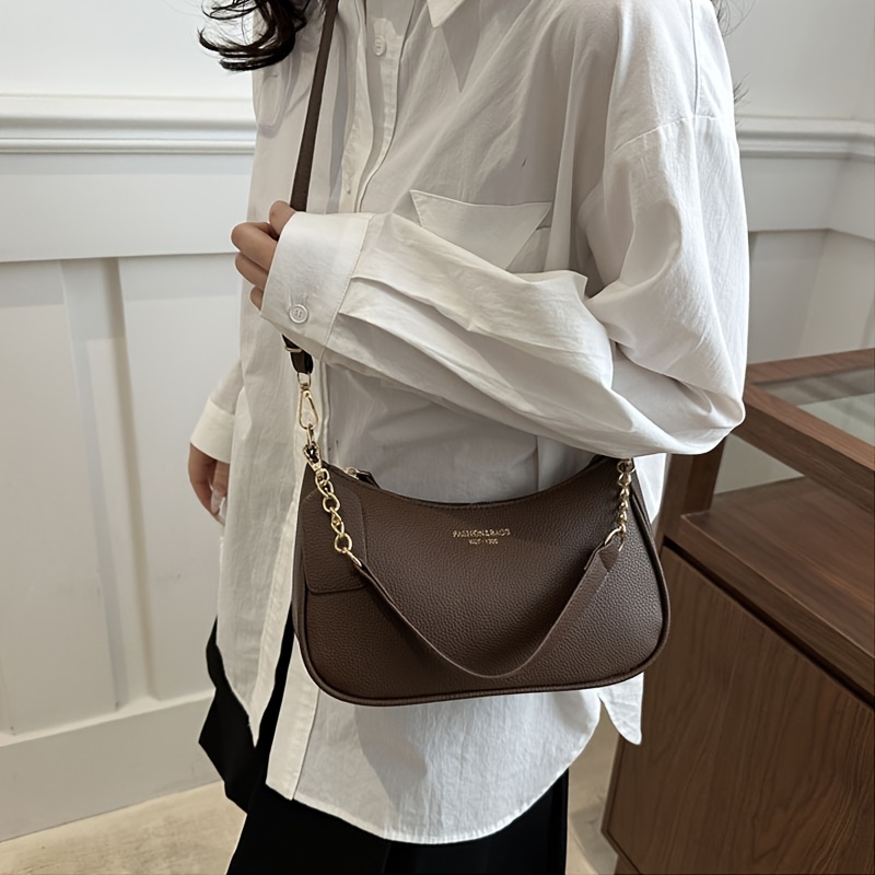 Elegant Womens Shoulder Bag with Adjustable Strap Stylish Crossbody Handbag