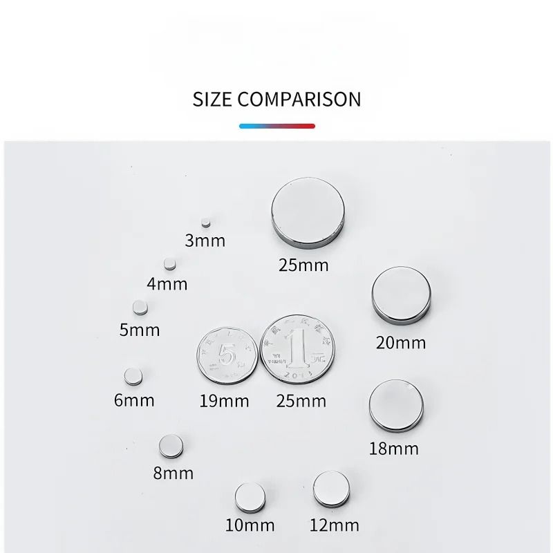 N52 Ultra-High Strength Mini Magnets | 10-Piece Neodymium Precision Set