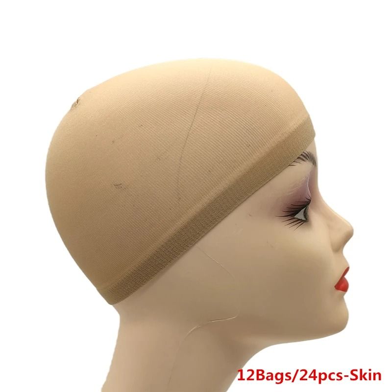 Ventilated Nylon Mesh Wig Cap Set