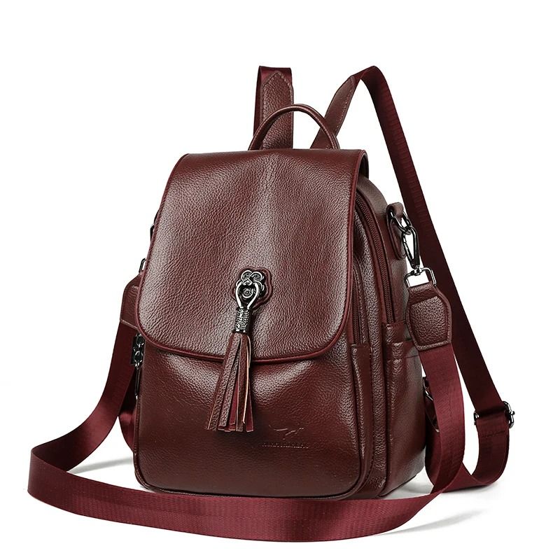 Genuine Leather Casual Commuter Back Pack