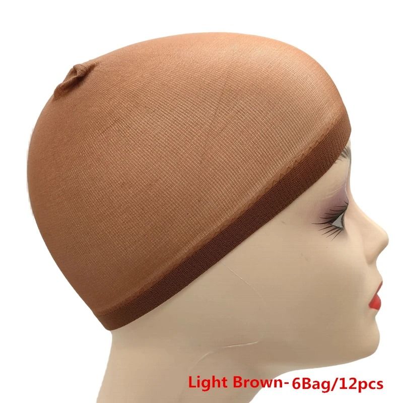 Ventilated Nylon Mesh Wig Cap Set