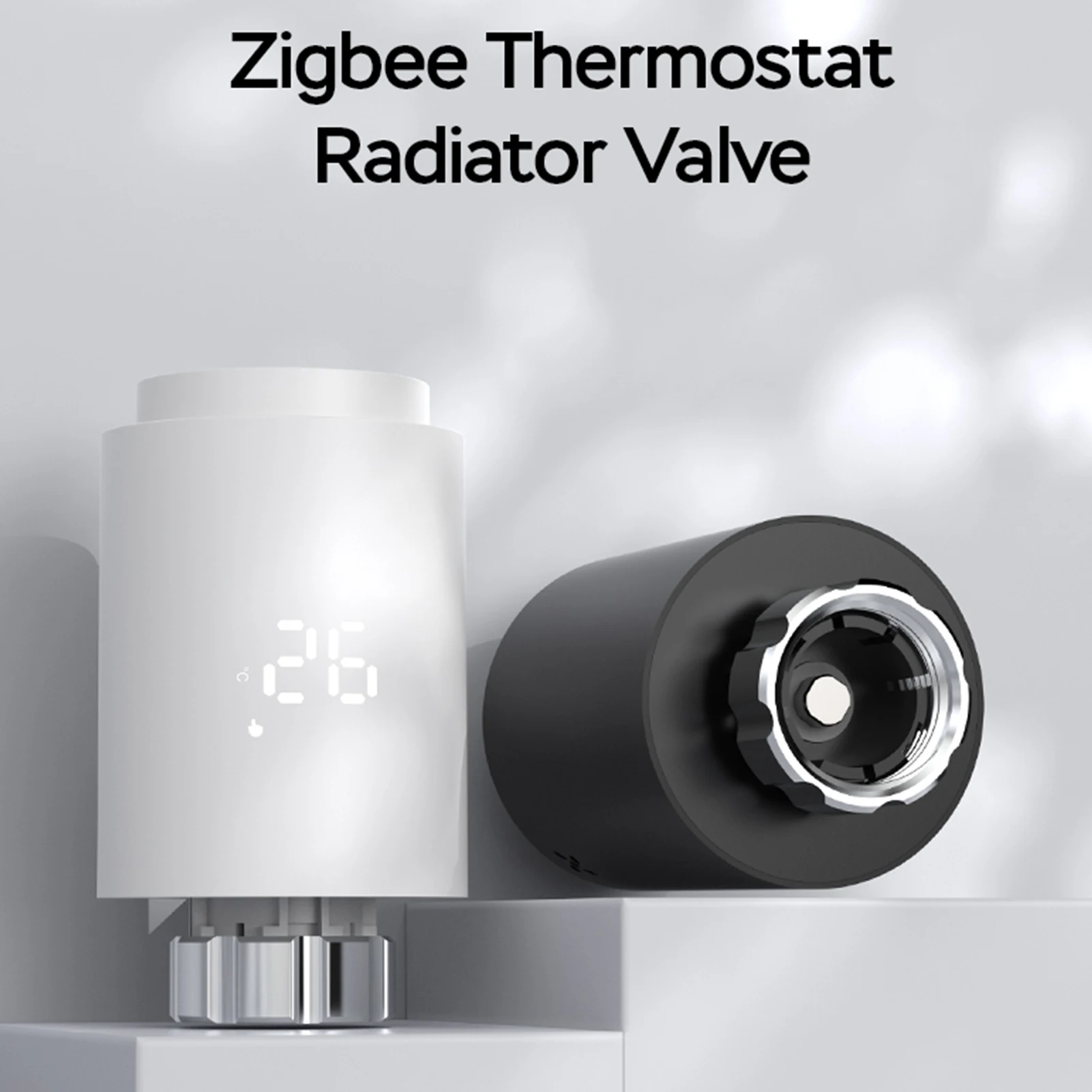 Smart Radiator Thermostat Zigbee Valve with Alexa Google Home Control