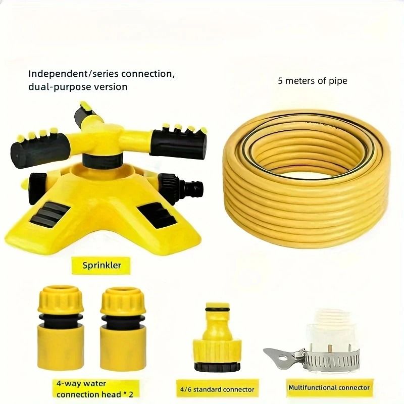 360 Degree Automatic Rotating Garden Sprinkler Head