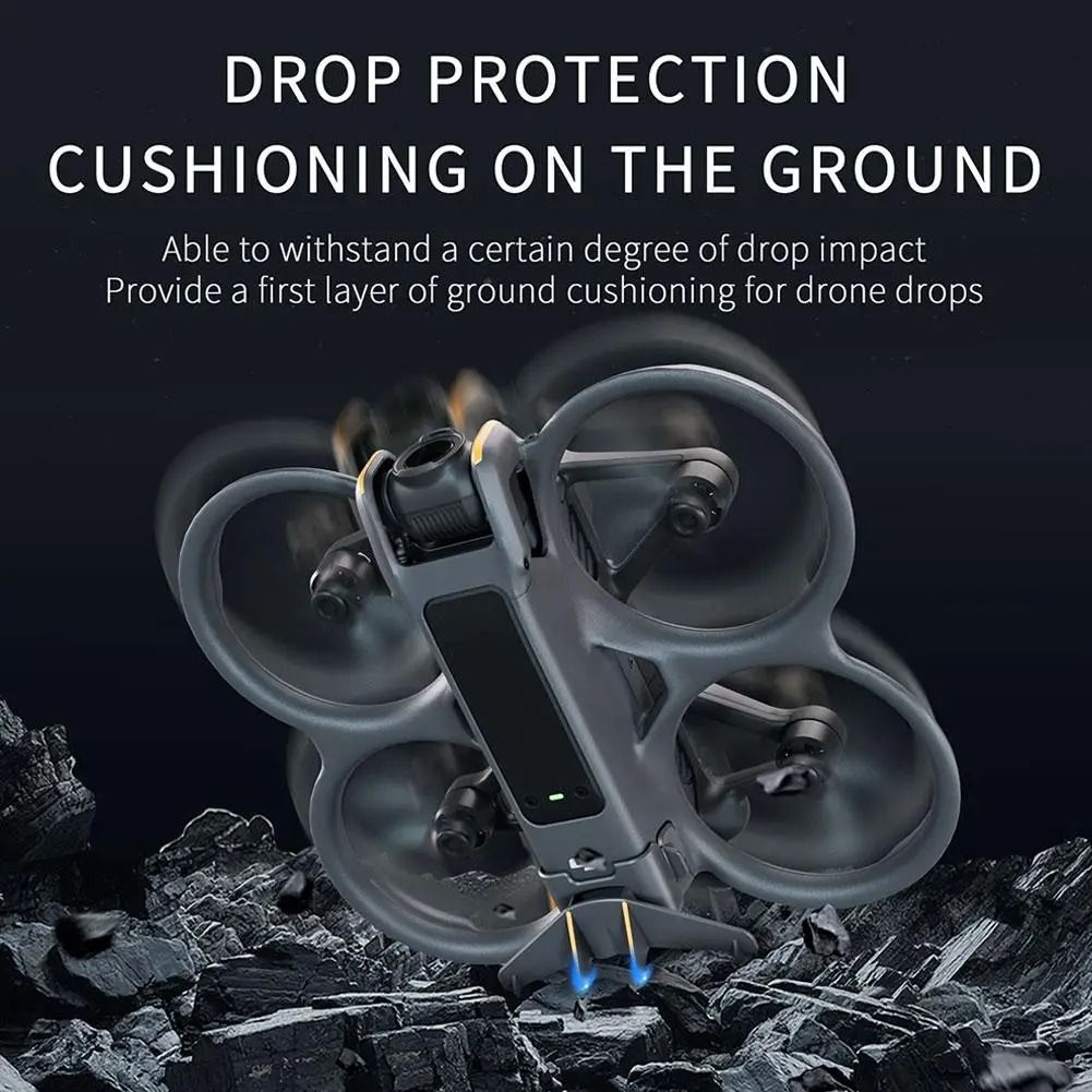 DJI Avata 2 Rear Wing Tail Fin with Battery Buckle Drag Reduction Upgrade