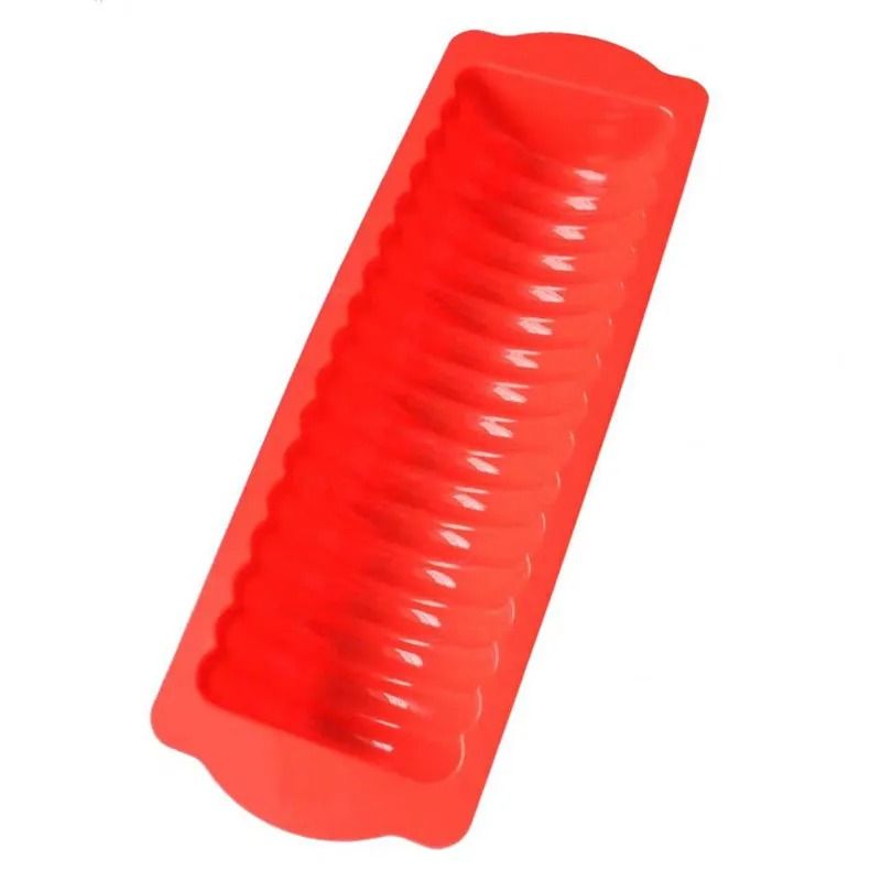 Long Caterpillars Cake Mousse Bread Loaf Silicone Mold