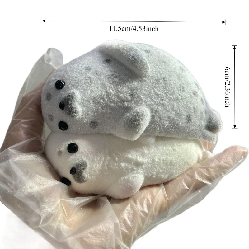 Seal Squeeze Toy Super Soft Stress Relief Fingertip Toy for Adults, Slow Rebound Antistress Gift