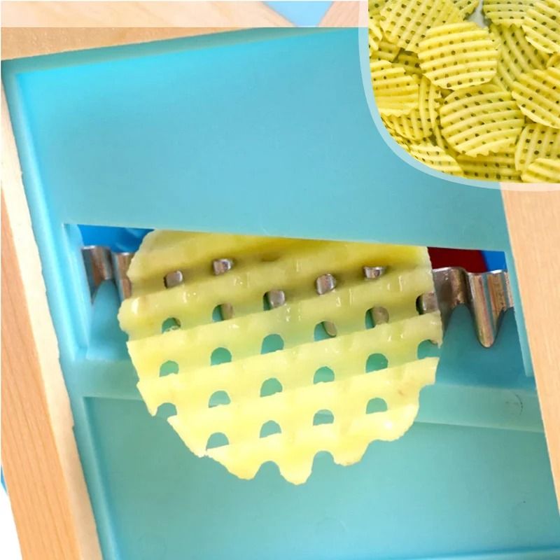 Stainless Steel Potato Grid Cutter and Vegetable Slicer